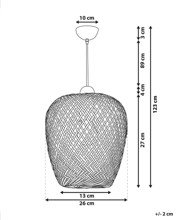 Pendel Tre Bambus Tre Boho Design Pendel