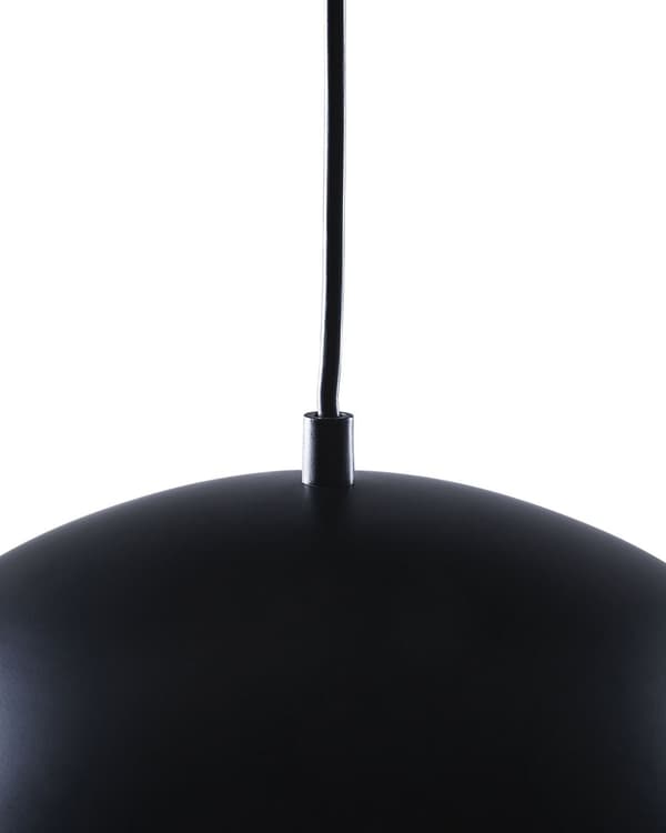 1-lampes globependel svart lampe rammeverk Modern