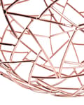 Miniatyrbilde 6 av 8: 1-lampes globependel svart lampe rammeverk Modern