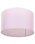 Miniatyrbilde 1 av 8: Pendellampe Rosa Stoff Sylinderformet skjerm 1 lyskilde Minimalistisk Chic Belysning Taklampe