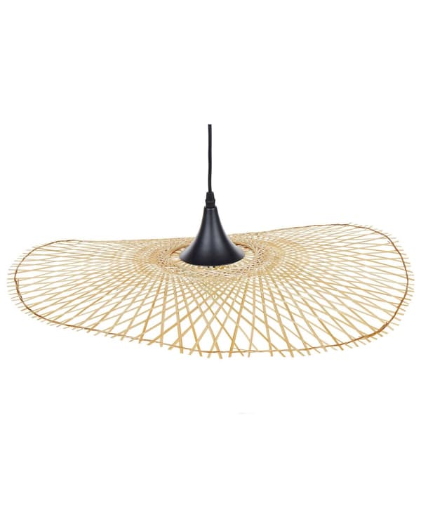 Taklampe lyst tre bambus 60 cm boho moderne