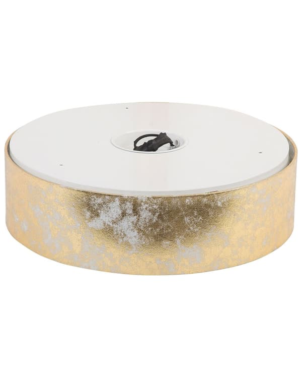 Gulvlampe gull polybomull ø 45 cm Boho