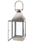 Miniatyrbilde 4 av 9: Lanterne Sølv Rustfritt stål Metall H 40 cm Lysholder til stearinlys Dekorativ