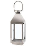 Miniatyrbilde 5 av 9: Lanterne Sølv Rustfritt stål Metall H 40 cm Lysholder til stearinlys Dekorativ