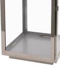Miniatyrbilde 7 av 9: Lanterne Sølv Rustfritt stål Metall H 40 cm Lysholder til stearinlys Dekorativ
