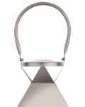 Miniatyrbilde 8 av 9: Lanterne Sølv Rustfritt stål Metall H 40 cm Lysholder til stearinlys Dekorativ