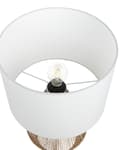 Miniatyrbilde 8 av 11: Bordlampe natur papirsnor vevd boho-stil stemningsfullt lys