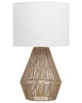 Miniatyrbilde 1 av 11: Bordlampe natur papirsnor vevd boho-stil stemningsfullt lys