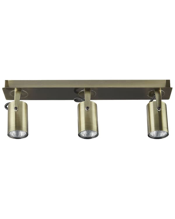 Taklampe Messing Metall 3 Lysskjermer Justerbar Lys Moderne