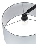 Miniatyrbilde 6 av 11: Gulvlampe Grå Metall 188 cm Buet ramme Marmor Moderne Design