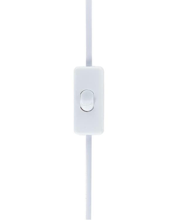 Bordlampe Gul Keramikk 49 cm Geometrisk Mønster Beige Trommeskjerm Nattbord Stue Soveromsbelysning