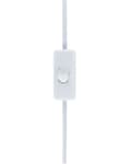 Miniatyrbilde 9 av 10: Bordlampe Lys Beige Keramikk 49 cm Geometrisk Mønster Hvit Stue Soveromsbelysning