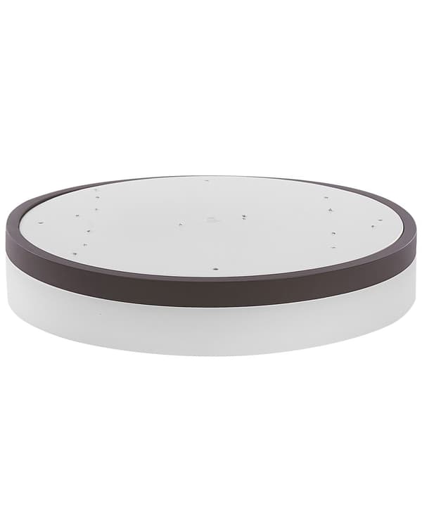 Taklampe Hvit Stål Akryl Integrert LED-lys 40 cm Rund Dekorativ Moderne Belysning