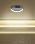 Miniatyrbilde 2 av 9: Taklampe Svart Stål Akryl Integrert LED-lys dekorativ moderne belysning
