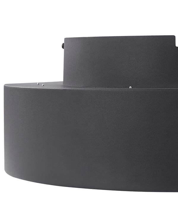Taklampe Svart Stål 45 cm LED-lys Rund form Dekorativ Moderne Belysning
