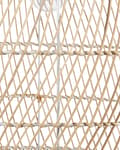 Miniatyrbilde 10 av 11: Gulvlampe natur beige metall rotting lampeskjerm 165 cm boho belysning stue