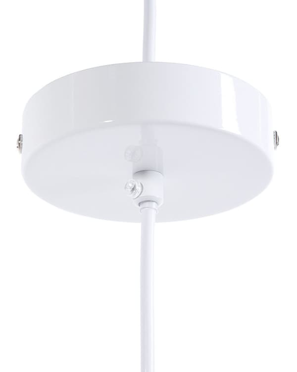 Pendellampe Hvit Lyst tre Aluminium Kjegleformet skjerm Taklampe med 1 lys Moderne