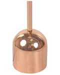 Miniatyrbilde 9 av 11: Gulvlampe Kobber Metall 158 cm Glanset Kobber Rund Skjerm Stue Lys