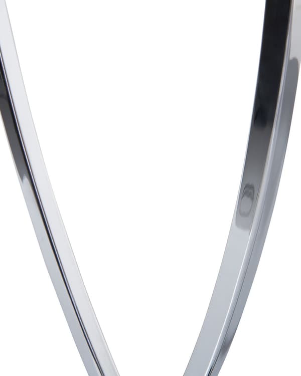 Bordlampe Sølv Metall Hvit Rektangulær Skjerm 62 cm Moderne Stue