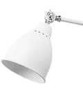 Miniatyrbilde 8 av 11: Sett med 2 vegglamper Hvit Metall Justerbar lysposisjon Svingarm Moderne