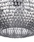 Miniatyrbilde 5 av 9: Pendant Lamp Silver Metal Globe Light Sparkle Scales