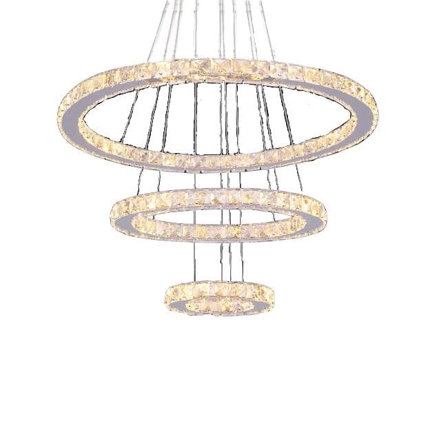 Hängande taklampa - Ring hängande lampor - 3 ringar - Modern ljuskrona - Föränderliga lampor