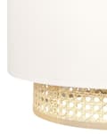 Miniatyrbilde 7 av 9: Pendellampe Beige Rotting Polyester Boho Belysning Taklampe Dekorativ Stue Spisestue