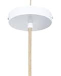 Miniatyrbilde 8 av 9: Pendellampe Beige Rotting Polyester Boho Belysning Taklampe Dekorativ Stue Spisestue
