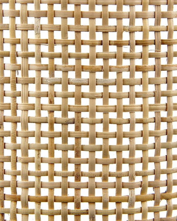 Væglampe Natur rattan 25 cm Halvtrommeskærm Sengebord Lys Soveværelse Stue Boho Rustik