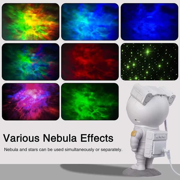 Galaxy Lampa – Nebula Stjärnprojektor med Fjärrkontroll