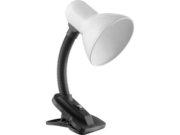 BIURKOWA LAMPA LATSA Z KLIPSEM, 40W, E27