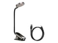 Miniatyrbilde 1 av 5: Baseus Comfort Reading skrivebordslampe med klips (grå)