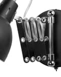 Miniatyrbillede 7 af 9: Væglampe Sort Metal Justerbar Harmonika Svingarm Industrielt Design Saxlampe Tilbehør til Stuen Soveværelse Lampetter