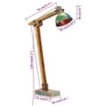 Miniatyrbillede 9 af 9: vidaXL gulvlampe E27 flerfarvet