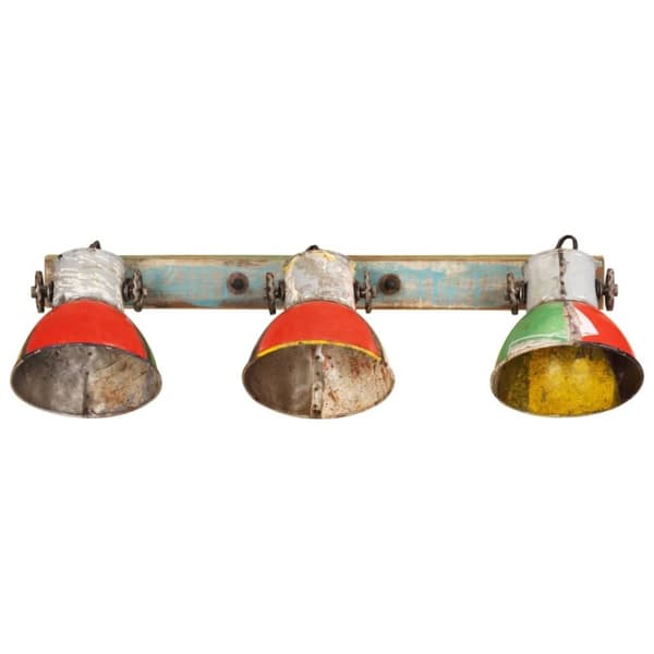 vidaXL Industriell vägglampa flerfärgad 65x25 cm E27