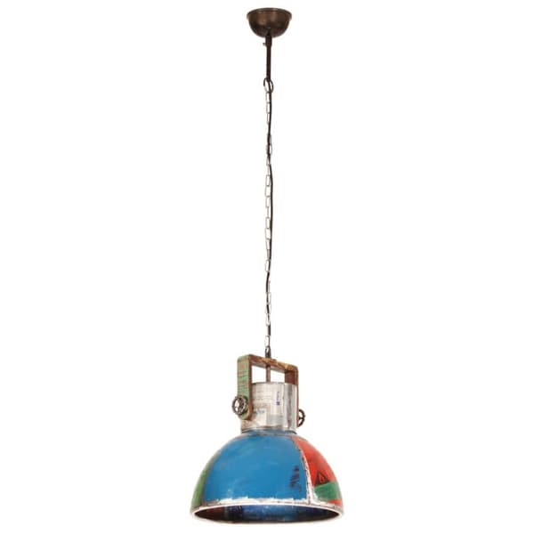 vidaXL Industriell hengelampe 25 W flerfarget rund 40 cm E27