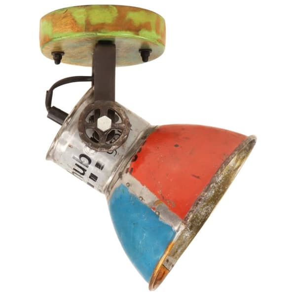 vidaXL Industrielle vegg-/taklamper 2 stk gjenvunnet 17x24 cm E27