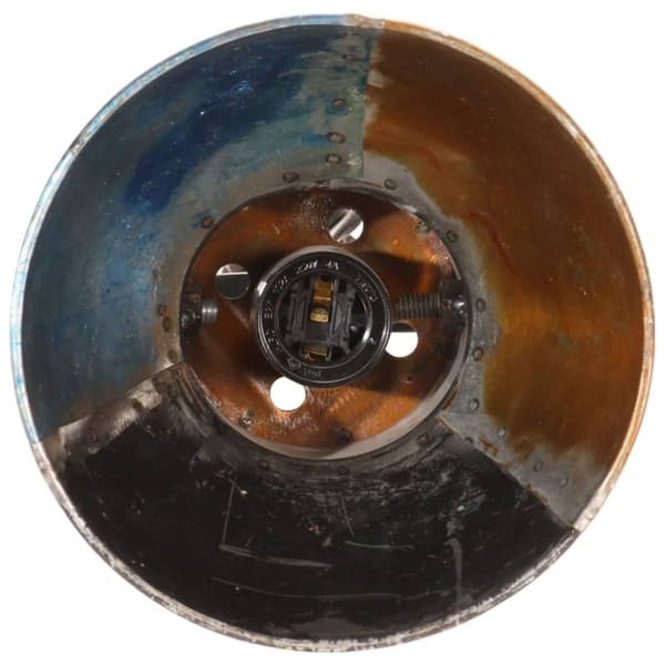 vidaXL Golvlampa med 2 lampskärmar flerfärgad E27