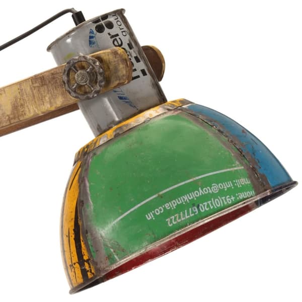 vidaXL Golvlampa flerfärgad E27
