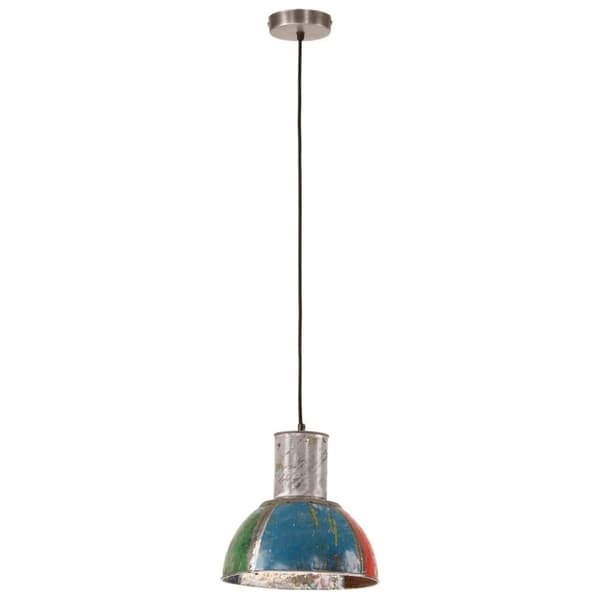 vidaXL Industriell hengelampe 25 W flerfarget rund 28,5 cm E27
