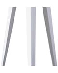 Miniatyrbilde 6 av 10: Gulvlampe Hvit Polycotton 156H cm Hvit Metall Stativben Trommeskjerm Moderne