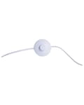 Miniatyrbilde 8 av 10: Gulvlampe Hvit Polycotton 156H cm Hvit Metall Stativben Trommeskjerm Moderne
