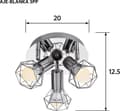 Miniatyrbillede 5 af 6: Activejet AJE-BLANKA 3P loftslampe