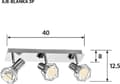 Miniatyrbillede 6 af 6: Activejet AJE-BLANKA 3P loftslampe