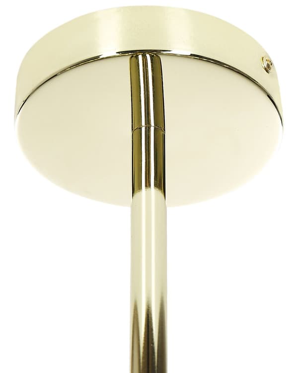 Riippuvalaisin kulta 90 x 68 x 34 cm teräs lasi 10 polttimoa moderni glamour max 28W