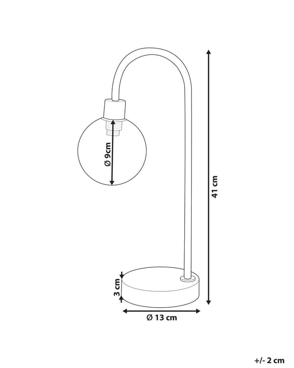 Bordlampe Gull Stål Glass 1 lyspære Moderne design Glamour Lampe Belysning Dekorativ