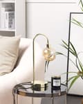 Miniatyrbilde 4 av 8: Bordlampe Gull Stål Glass 1 lyspære Moderne design Glamour Lampe Belysning Dekorativ