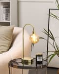 Miniatyrbilde 2 av 8: Bordlampe Gull Stål Glass 1 lyspære Moderne design Glamour Lampe Belysning Dekorativ
