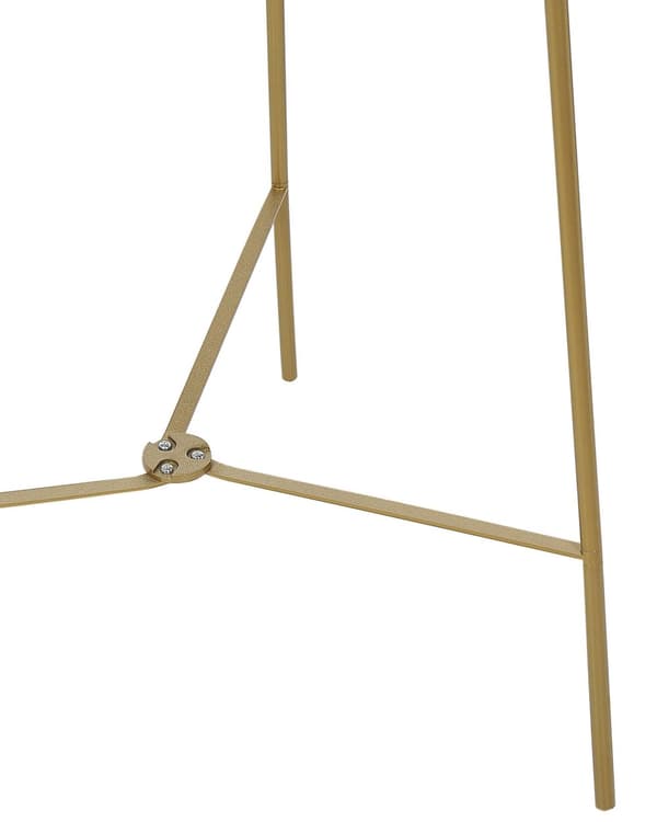 Gulvlampe Gull Stål Glass 55 x 133 x 55 cm Stativfot Rund lampeskjerm Moderne design Glamour Belysning Dekorativ