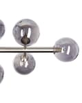 Miniatyrbilde 7 av 9: Pendellampe Sølv Stål Glass 10 lyspærer Moderne design Glamour Taklampe Taklys Dekorativ Stue Spisestue
